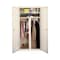 Steel Cabinets Usa Storage Cabinet, 72 in H, 36 in W, 24 in D, Putty, 2 Shelves W-367224DS-P - alternate 1